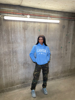 Sky blue “not just a lifestyle” hoodies